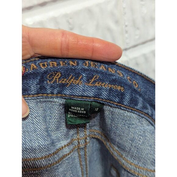 Lauren Jeans Co. By Ralph Lauren Women's Blue Medium-Wash Denim Jeans Pre-Loved - Picture 3 of 8
